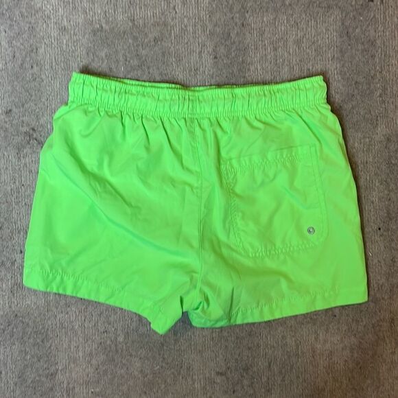 H&M Fluorescent Lime Green Swim Trunks | S - Picture 2 of 4
